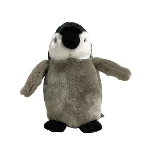 MZICXV 9,4" weiches graues Pinguin-Plüschtier, süßes Kaiserpinguin-Küken-Stofftier (Spheniscidae) von MZICXV