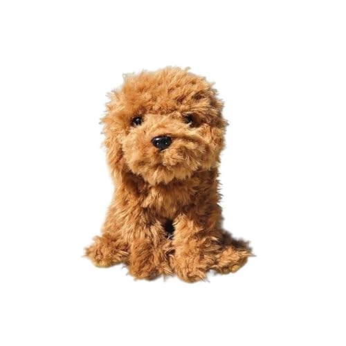MZICXV 9,5" Cockapoo-Plüschtier, realistischer ausgestopfter Cockapoo-Welpe, weiches und kuscheliges Hundeplüschtier (Canis lipus familiars) von MZICXV