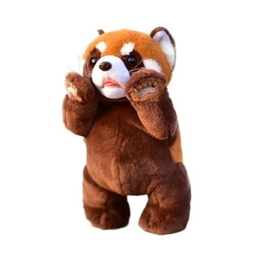 MZICXV 9,5" realistisches Plüschtier des Roten Pandas, weich ausgestopftes kleines Pandatier, kuscheliges und umarmbares Plüschtier (Ailurus fulgens) von MZICXV