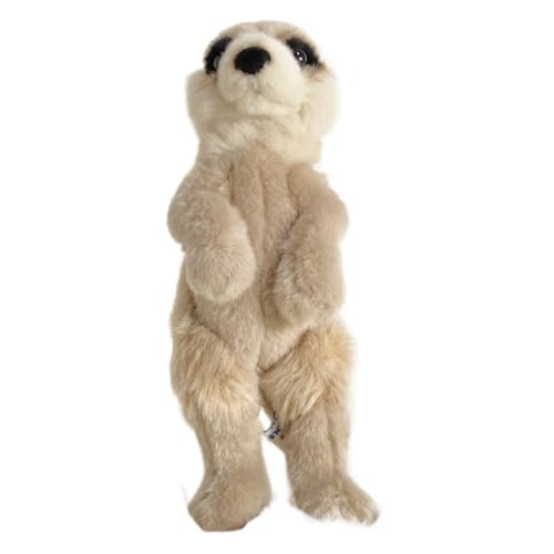 MZICXV 9,8" realistisches stehendes Erdmännchen-Plüschtier, weiches Erdmännchen-Stofftier (Suricata suricatta)(24CM) von MZICXV