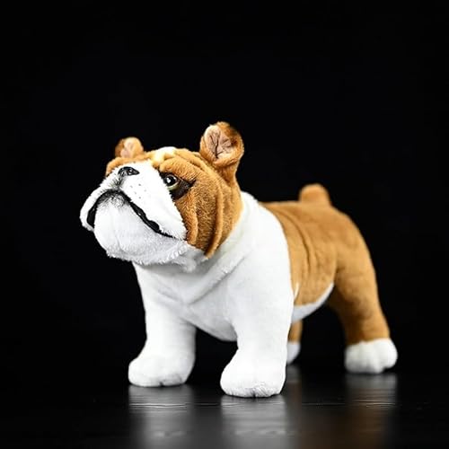 MZICXV Englische Bulldogge Simulation Puppe Stehender Hund Plüsch Spielzeug 28CM MZICXV Englische Bulldogge Simulation Puppe Stehender Hund Plüsch Spielzeug 28CM von MZICXV