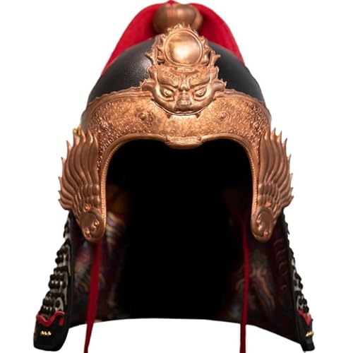 MZICXV Guard Wing Helmet | Hand-Engraved Brass Armor | Wearable Historical Replica for Reenactment, & Display von MZICXV