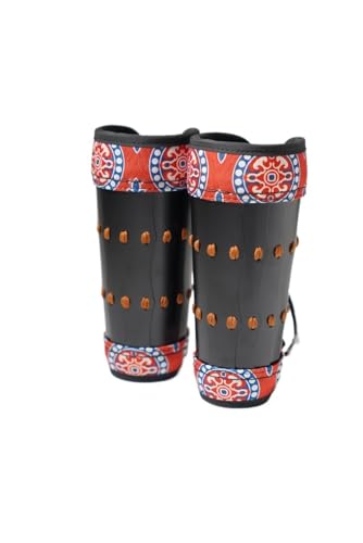 MZICXV Hand-Forged Steel Bracers | Armour Arm Guards | Hanfu & Accessory | Blued & Gold Finishes(D) von MZICXV