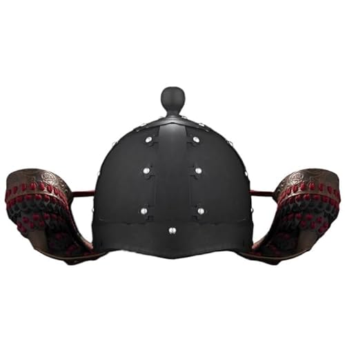 MZICXV Handmade Dynasty Guard Helmet | Crested Armour Replica for & Display | Helmet von MZICXV