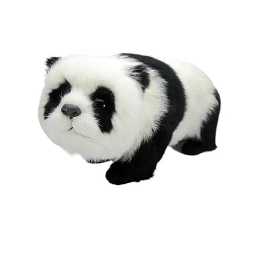 MZICXV Realistische Panda-Figur, lebensechtes Pandabär-Modell, Wildtier-Statue von MZICXV