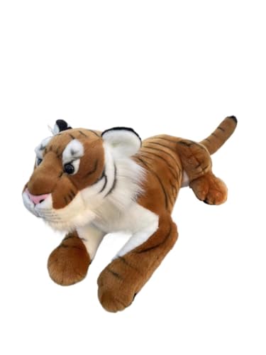 MZICXV Realistisches 50 cm großes Plüschtier, Sibirischer Tiger, Kuscheltier, tolles Geschenk (Panthera Tigris SSP. altaica) von MZICXV