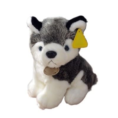 MZICXV Realistisches sibirisches Husky-Kuscheltier, weiches Plüschtier, Geburtstagsgeschenk(40cm) von MZICXV