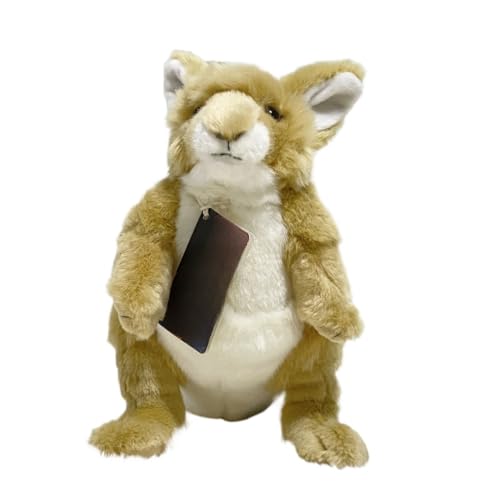 MZICXV Realistisches stehendes Känguru-Plüschtier, weiches Känguru-Stofftier (Macropodidae)(26cm) von MZICXV