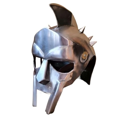 MZICXV Römischer Gladiator-Helm mit Stacheln | Tragbare Rüstung im Maximus-Stil | Historisches Kostüm-Requisit MZICXV Römischer Gladiator-Helm mit Stacheln | Tragbare Rüstung im Maximus-Stil | Historisches Kostüm-Requisit von MZICXV