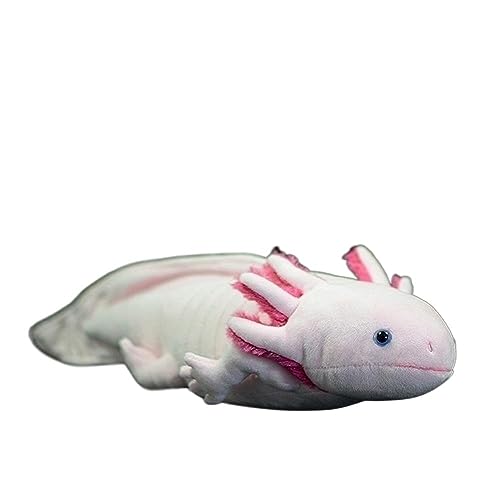 MZICXV Simulation Axolotl Plüschtierpuppe Gelbe sechseckige Dinosaurierpuppe(Pink) von MZICXV