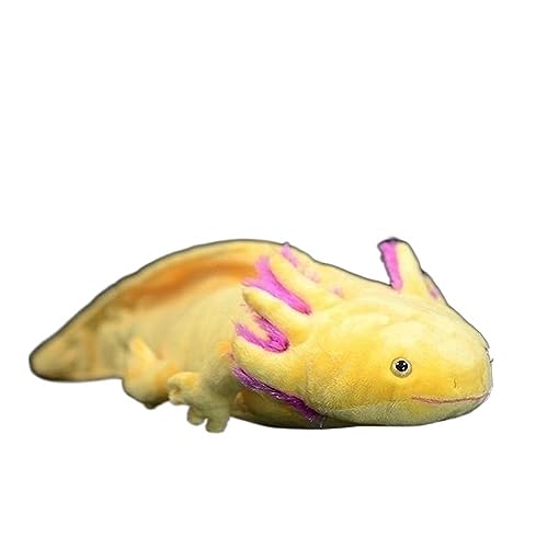 MZICXV Simulation Axolotl Plüschtierpuppe Gelbe sechseckige Dinosaurierpuppe(Yellow) von MZICXV