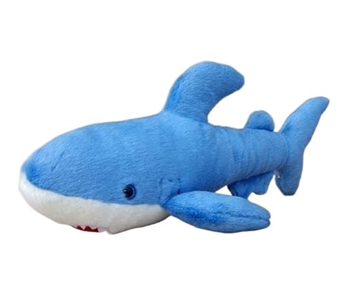MZICXV Simulation Blauhai Plüschtier Hai Puppe Zierfisch Plüschpuppe Niedliches weiches Geschenk von MZICXV