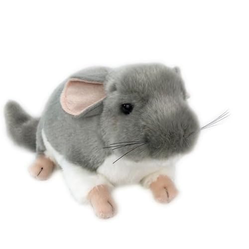MZICXV Simulation Chinchilla-Plüschtier aus PP-Baumwolle, weich und süß, Geschenk zur Früherziehung, Heimdekoration (Chinchilla) von MZICXV