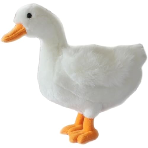 MZICXV Simulation Entlein Plüsch Spielzeug Tier Ente Große Weiße Ente Plüsch Puppe Weich Und Niedlich 's Begleiter Geschenk Hause Ornamente MZICXV Simulation Entlein Plüsch Spielzeug Tier Ente Große Weiße Ente Plüsch Puppe Weich Und Niedlich 's Begleiter Geschenk Hause Ornamente von MZICXV