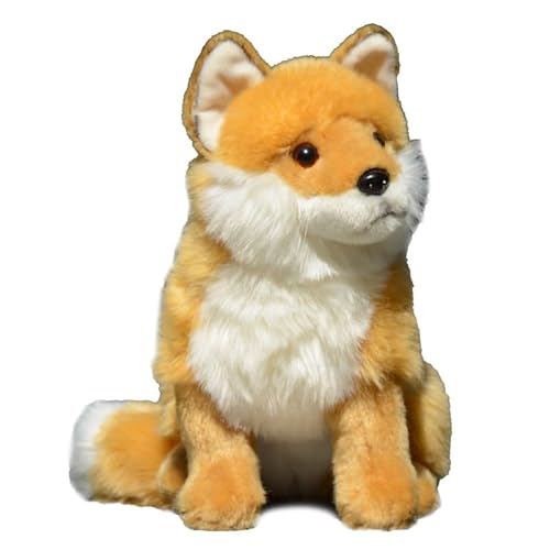 MZICXV Simulation Fuchs Feuerfuchs Plüschtier Rotfuchs Puppe Puppe Tiermodell Dekoration Weich und niedlich 's Geburtstagsgeschenk von MZICXV