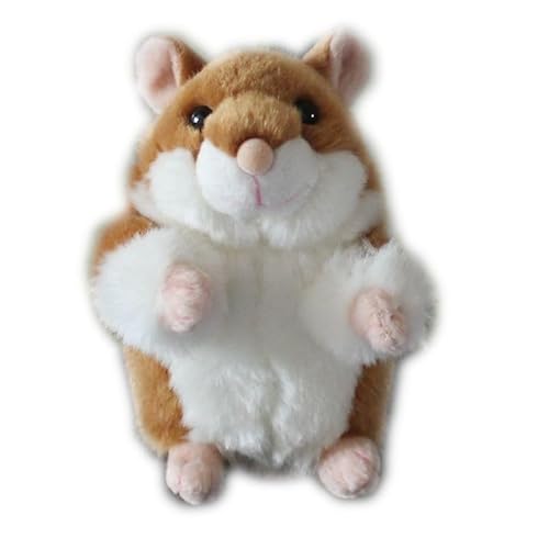 MZICXV Simulation Goldene Maus Plüsch Puppe Kleine Maus Hamster Chinchilla Chinchilla Plüsch Puppe Weich Und Niedlich 's Begleiter Geschenk Hause Dekoration von MZICXV