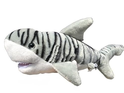 MZICXV Simulation Hai Plüschtier Hälfte mit faltigen Lippen Hai Tier Plüschpuppe weich und realistisch 's Geschenk Home Dekoration von MZICXV