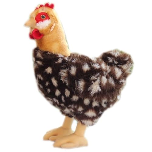 MZICXV Simulation Huhn Plüsch Spielzeug Tier Blümchen Huhn weich und niedlich 's Begleiter Geschenk Home Dekoration von MZICXV
