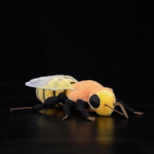 MZICXV Simulation Insekt Serie Biene Plüsch Spielzeug Tier Puppe Biene Puppe Weich Und Niedlich Begleiter Geschenk Hause Kissen Ornamente MZICXV Simulation Insekt Serie Biene Plüsch Spielzeug Tier Puppe Biene Puppe Weich Und Niedlich Begleiter Geschenk Hause Kissen Ornamente von MZICXV