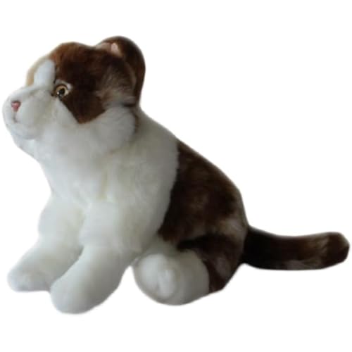 MZICXV Simulation Kätzchen Plüsch Puppe Tier Scottish Fold gebogen Ohr weich und niedlich Begleiter Geschenk Home Ornamente MZICXV Simulation Kätzchen Plüsch Puppe Tier Scottish Fold gebogen Ohr weich und niedlich Begleiter Geschenk Home Ornamente von MZICXV