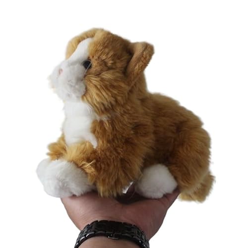 MZICXV Simulation Kleine Plüsch Puppe Tier Kleine Orange Plüsch Spielzeug Weich Und Niedlich 's Begleiter Geschenk Hause Ornamente(White) von MZICXV
