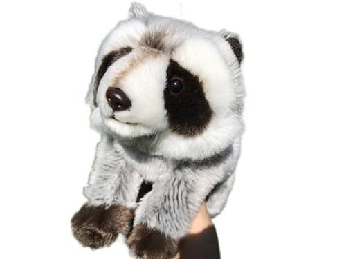 MZICXV Simulation Kleiner Waschbär-Plüschpuppe, niedliches Tier-Plüschspielzeug, weiches und niedliches kleines Waschbären-Früherziehungsgeschenk, Heimdekoration von MZICXV