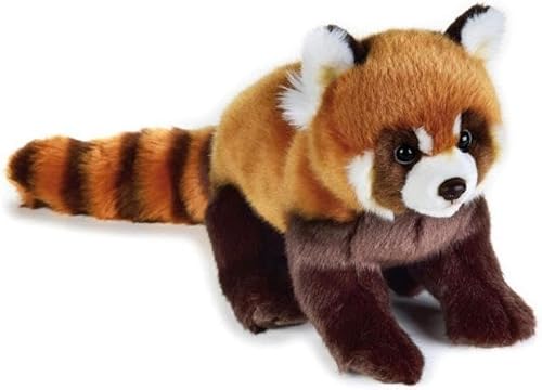 MZICXV Simulation Kleiner Waschbär-Plüschpuppe, rote rote Panda-Puppe, weich und niedlich, Geschenk, Möbeldekoration von MZICXV