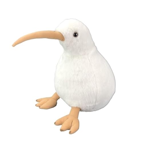 MZICXV Simulation PP Baumwolle Flügellosen Vogel Plüsch Spielzeug Weich Und Niedlich 's Früherziehung Geschenk Hause Dekoration(White,28cm) von MZICXV