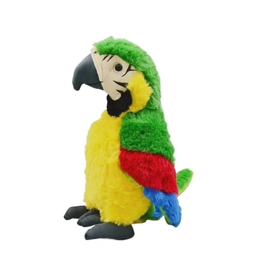MZICXV Simulation PP Baumwolle Tier Grün Ara Plüsch Spielzeug Weich Und Niedlich 's Früherziehung Geschenk Wohnmöbel von MZICXV