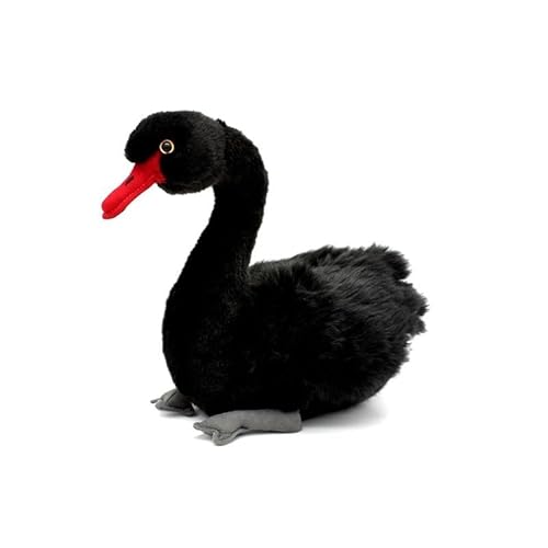 MZICXV Simulation PP Baumwolle Tier Höckerschwan Schwarzer Schwan Plüschtier Weich Niedlich Früherziehung Geschenk Heimtextilien MZICXV Simulation PP Baumwolle Tier Höckerschwan Schwarzer Schwan Plüschtier Weich Niedlich Früherziehung Geschenk Heimtextilien von MZICXV