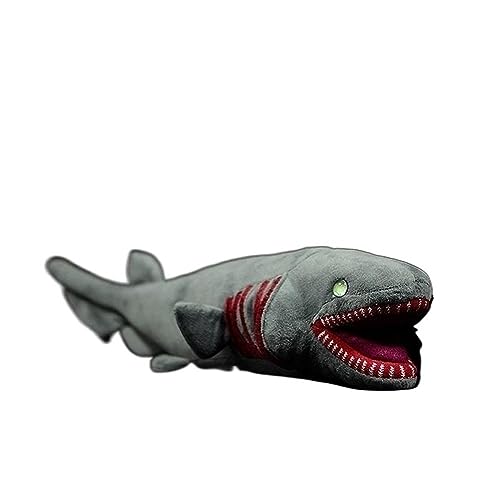 MZICXV Simulation Rüschenhai-Puppe, Sixgill-Haifischpuppe, weiches Tier-Plüschtier MZICXV Simulation Rüschenhai-Puppe, Sixgill-Haifischpuppe, weiches Tier-Plüschtier von MZICXV