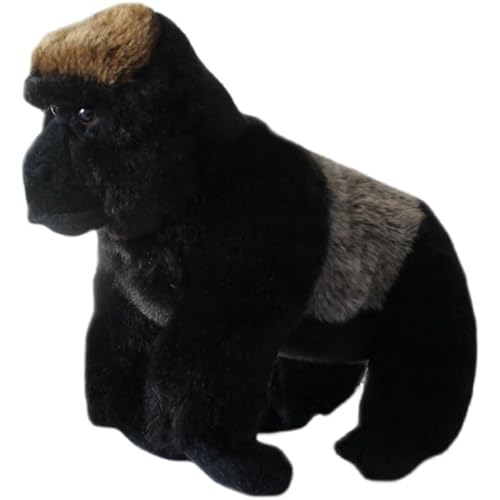 MZICXV Simulation Schimpanse Plüsch Puppe Silber Zurück Gorilla Plüsch Spielzeug Weich Und Niedlich 's Frühen Bildung Geschenk Hause Dekoration von MZICXV