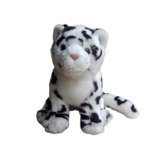 MZICXV Simulation Schneeleopard Plüschpuppe Schätzen Tier Aiye Leopard Plüschtier Leopard Niedliches Und Weiches Geschenk Ornament von MZICXV