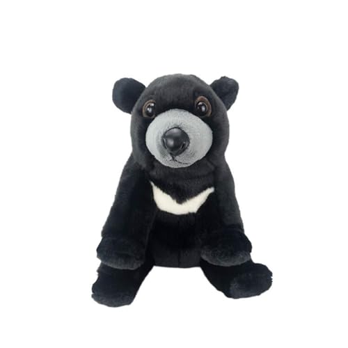 MZICXV Simulation Schwarzbär Plüschtier Puppe Kleine Schwarzbär Puppe Dekoration Weiches und süßes Geschenk von MZICXV