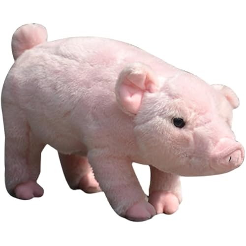 MZICXV Simulation Schwein Plüsch Spielzeug Süße Schwein Puppe Weiche Rosa Schwein Geschenk Dekoration Geschenk von MZICXV