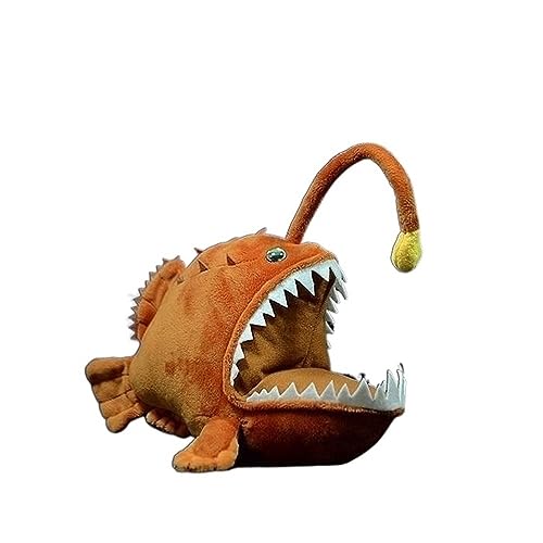 MZICXV Simulation Seeteufel Puppe Laterne Fisch Puppe Weiches Meerestier Plüschtier MZICXV Simulation Seeteufel Puppe Laterne Fisch Puppe Weiches Meerestier Plüschtier von MZICXV