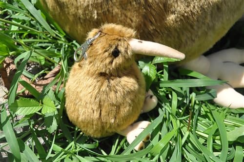 MZICXV Simulation Super süße Kiwi Vogel Plüsch Spielzeug Kiwi Vogel Seeland Vogel Tier Plüsch Puppe weiches und süßes Geschenk für(13cm) von MZICXV