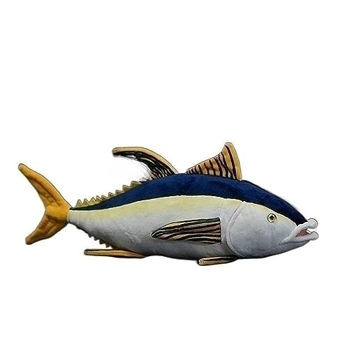 MZICXV Simulation Thunfisch Puppe Gelbflossen-Thunfisch Plüschtier Weiche Meerestierpuppe MZICXV Simulation Thunfisch Puppe Gelbflossen-Thunfisch Plüschtier Weiche Meerestierpuppe von MZICXV