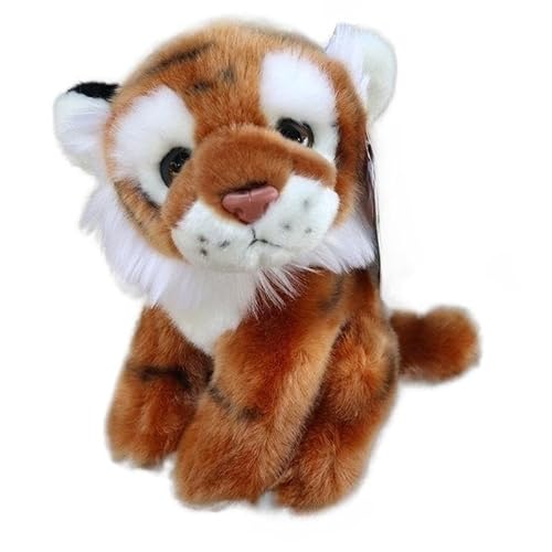 MZICXV Simulation Tier Plüsch Spielzeug Leopard Tiger Löwe Plüsch Puppe Weiche Und Niedliche Frühen Bildung Geschenk Hause Dekoration(Brown) von MZICXV