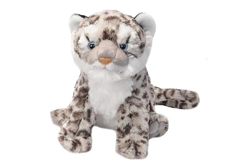 MZICXV Simulation Tierwelt Süßes Haustier PP Baumwolle Schneeleopard Plüschtier Beruhigendes Geschenk for die Früherziehung(Panthera Uncia) von MZICXV