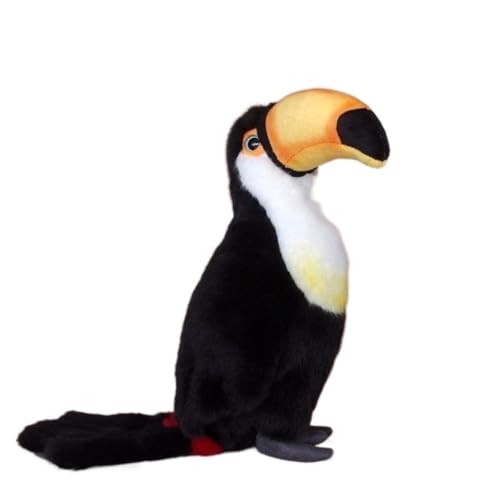 MZICXV Simulation Toco Toucan Plüschpuppe Spielzeug Regenwald Tukan Vogel Puppe süßes und weiches Geschenk MZICXV Simulation Toco Toucan Plüschpuppe Spielzeug Regenwald Tukan Vogel Puppe süßes und weiches Geschenk von MZICXV