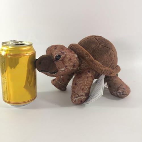 MZICXV Simulation des Meereswelttiers, kaffeebraun, Dunkelbraun, kleine Plüschpuppe, Geschenk zur Früherziehung (Chelonia spp.)(Brown(20cm)) von MZICXV