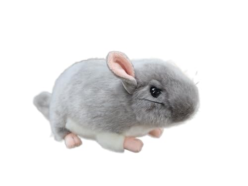 MZICXV Simulation graue Puppe süße weiße Plüschtier große Maus Geschenk weiche und süße Puppe(Grey) von MZICXV