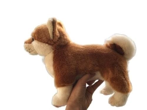 MZICXV Simulation japanische Shiba Inu Puppe stehend Welpe Plüschtier weich und niedlich 's Geschenk Home Dekoration von MZICXV