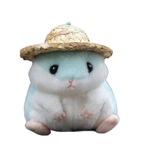 MZICXV Simulation kleine Hamster Plüsch Puppe kleine Tier Plüsch Spielzeug weich und niedlich 's Geschenk Anhänger(Blue) von MZICXV