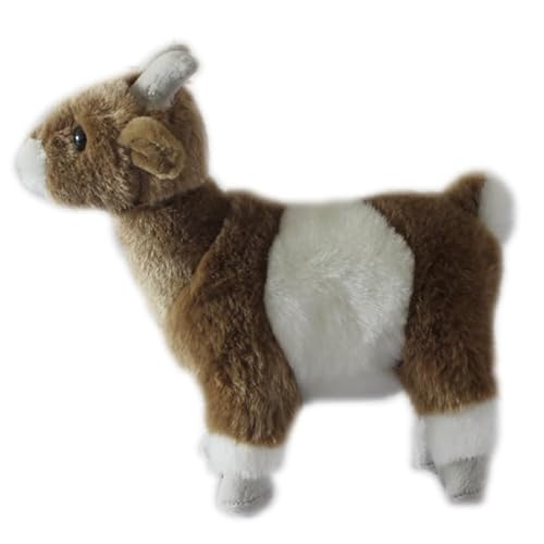 MZICXV Simulation kleine Ziege Plüsch Puppe Ziege Tier Plüsch Spielzeug weich und niedlich 's Begleiter Geschenk Home Dekoration von MZICXV