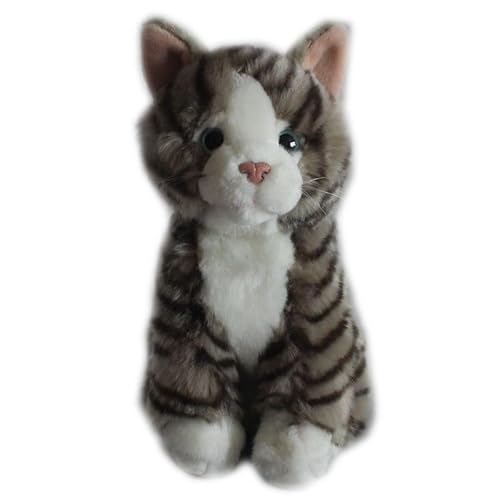 MZICXV Simulation kleine graue Plüschpuppe Tier Blume Zibet Plüschtier weich und niedlich 's Begleiter Geschenk Home Dekoration(Grey) von MZICXV