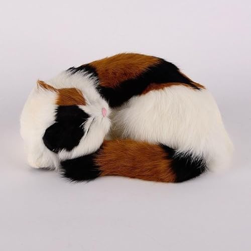 MZICXV Simulation niedliche Katze Plüschtiere Heimtextilien Tierauto-Einrichtungsmodelle Kindergeschenke(Multi-Colored) von MZICXV