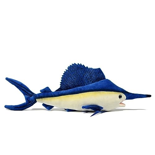 MZICXV Simulation niedliche Segelfisch-Puppe, orientalisches Segelfisch-Plüschtier, weiche Tierpuppe von MZICXV
