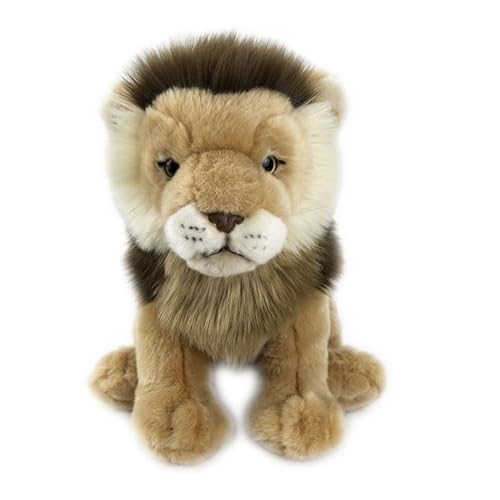 MZICXV Simulation niedlicher Kleiner Löwe Plüschtier weiches und süßes Tierpuppendekorationsgeschenk von MZICXV